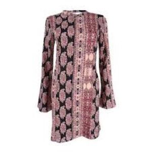 BCBG Generation Printed mini with keyhole back